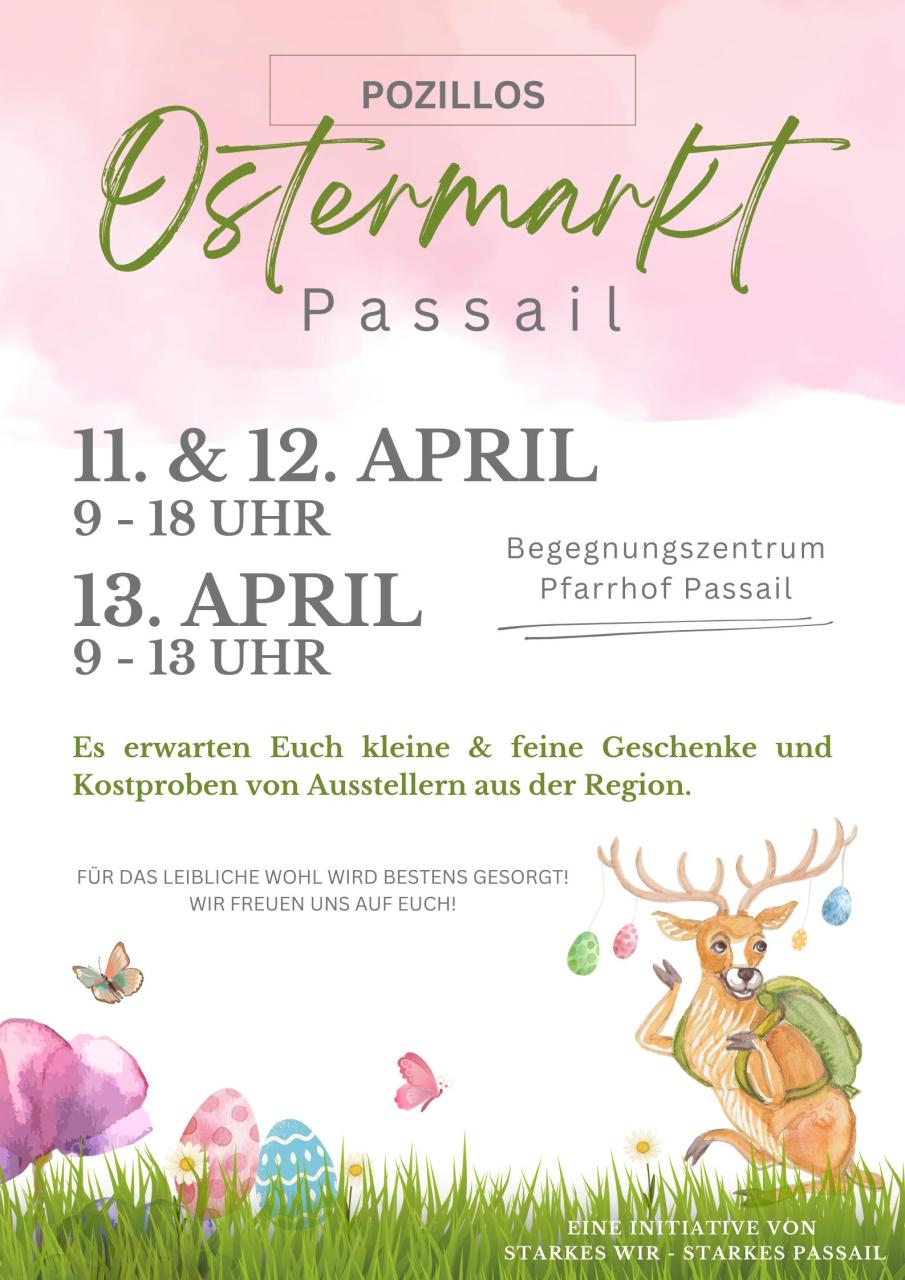 PLakat Pozillo Ostermarkt