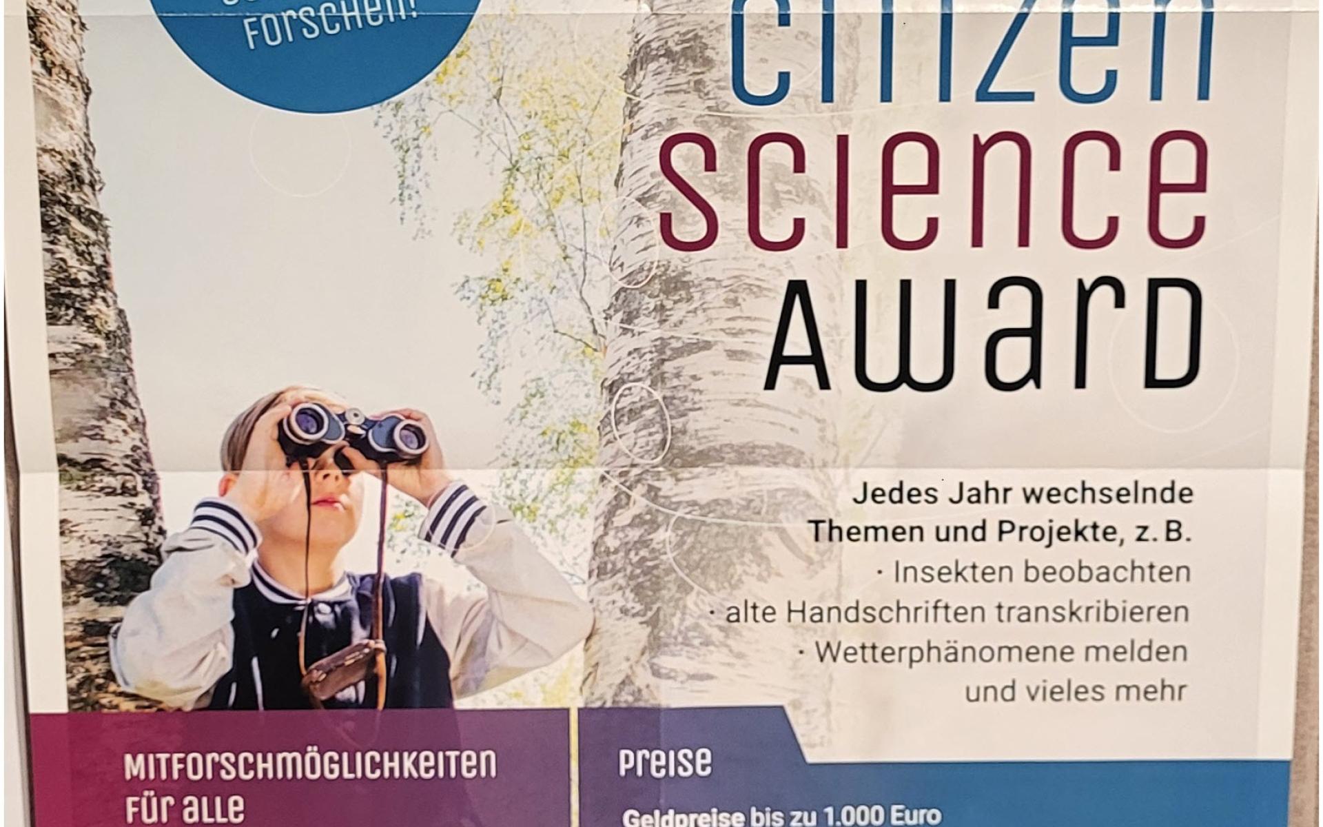 Citizen Science Plakat