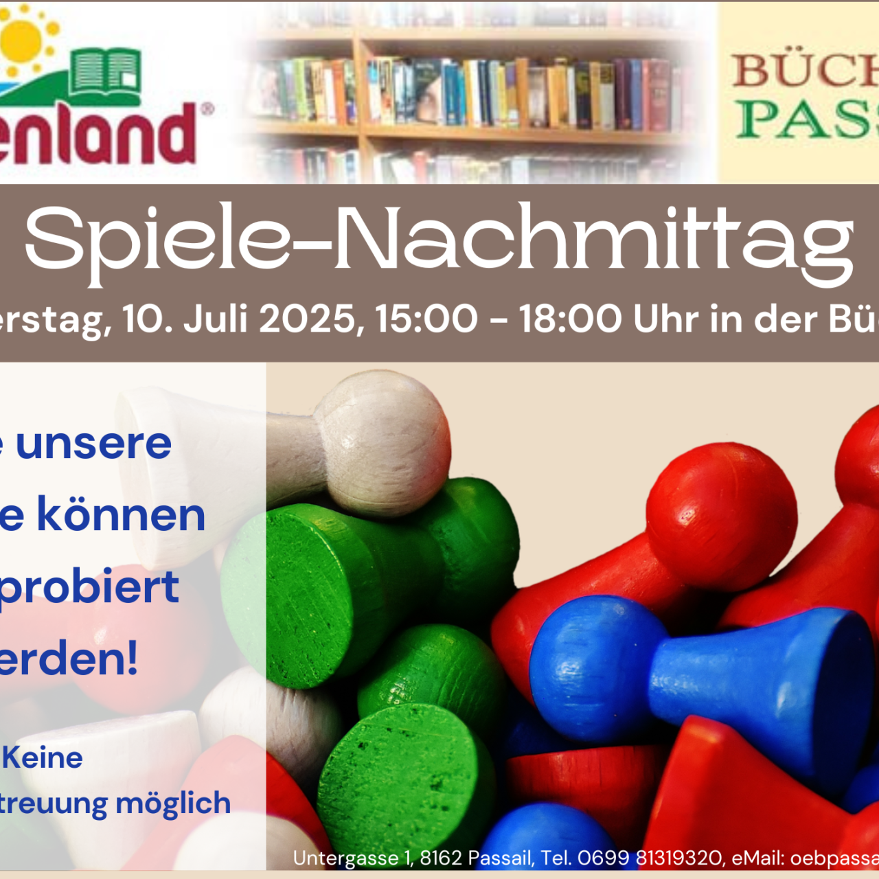 Spielenachmittag Juli 2025