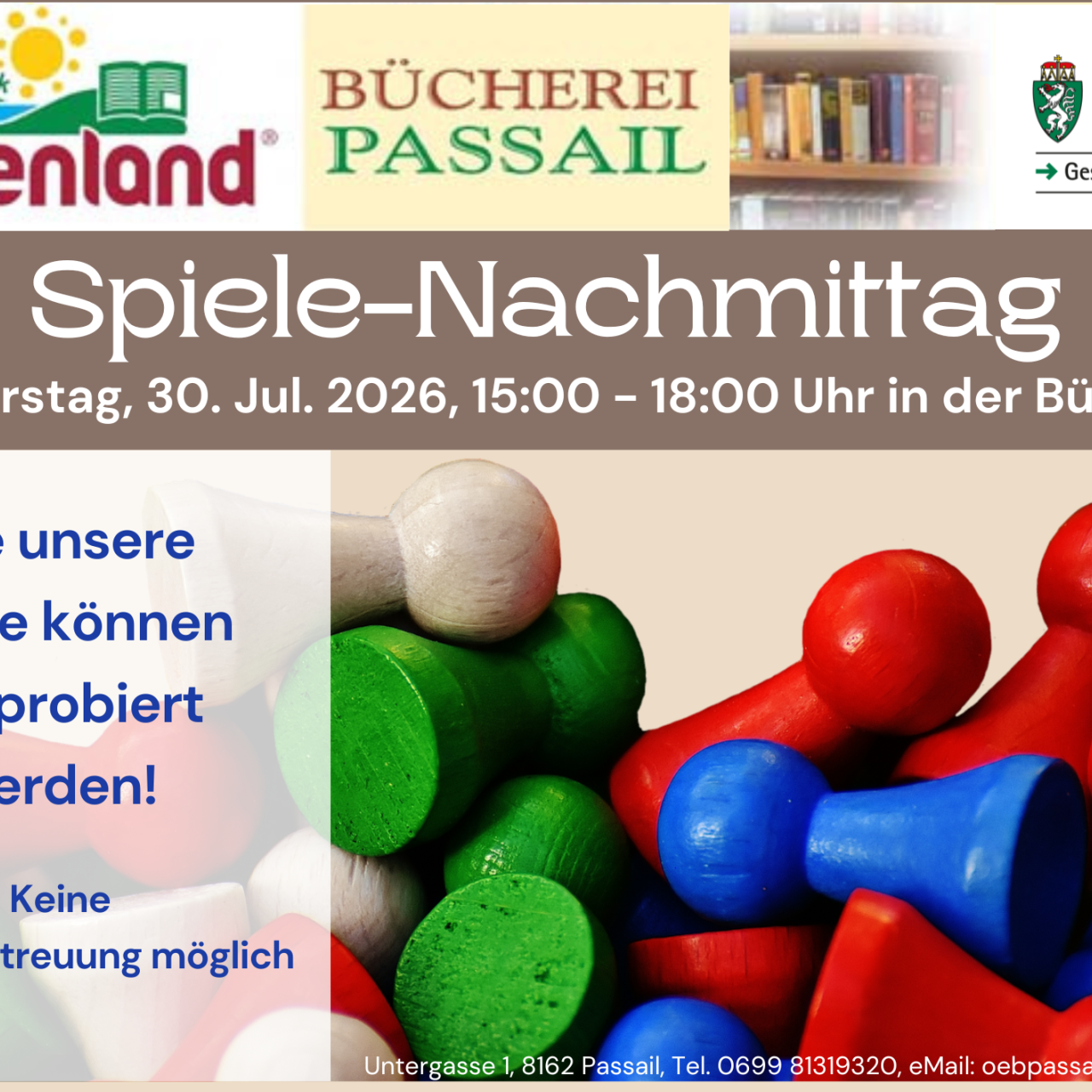 Spiele-Nachmittag Juli 2026