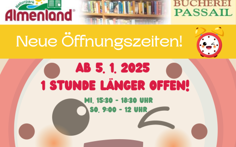Neue Öffnungszeiten